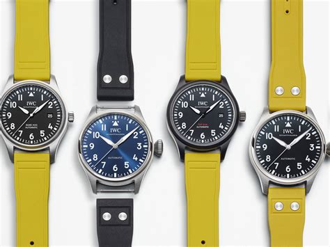 iwc big pilot 43 rubber strap|iwc rubber watch straps.